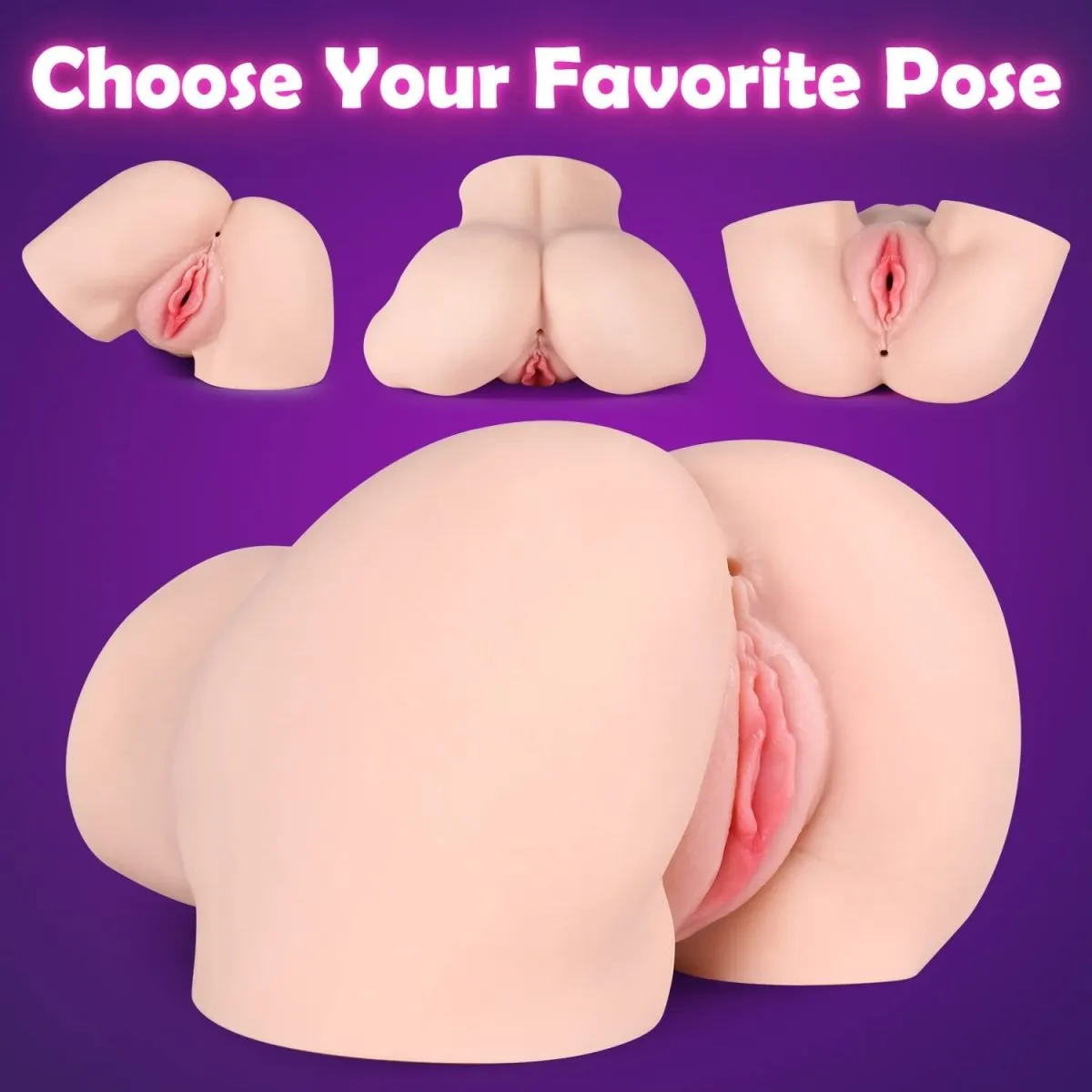 6.2LB Vibrating Sex Dolls Male Masturbators with 10 Vibration Modes