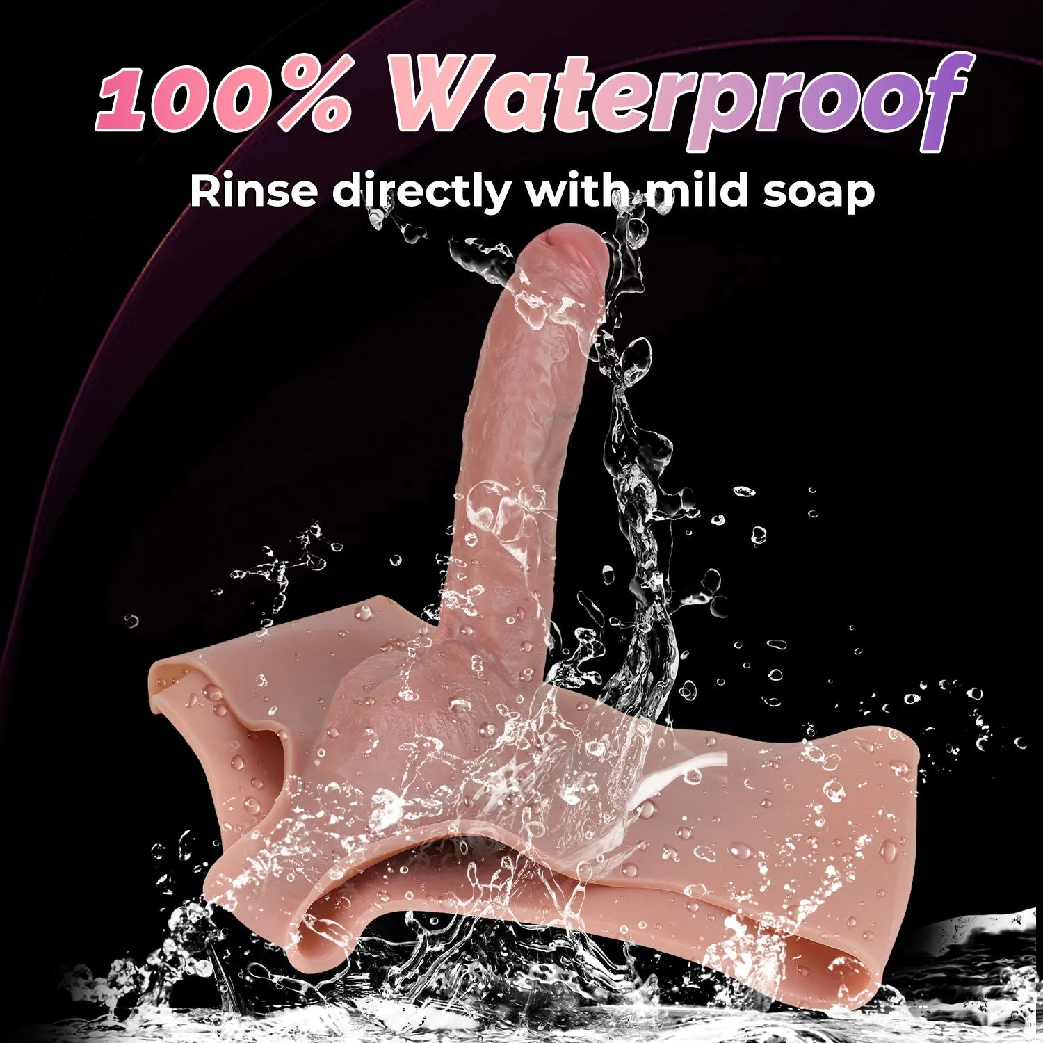 7-inch Penis Extender Sheath Underwear - Realistic Cock Sleeve Sex Toys for Men Enlargement