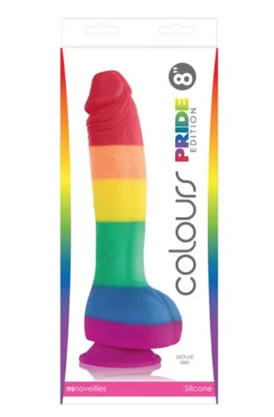 8 Colours Pride Edition Rainbow Dildo