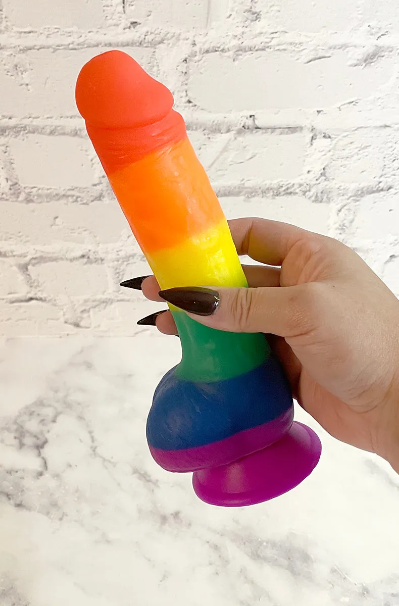 8 Colours Pride Edition Rainbow Dildo