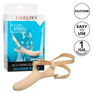 Accomodator Silicone Facial Strap On Dildo 5.5 by Cal Exotics