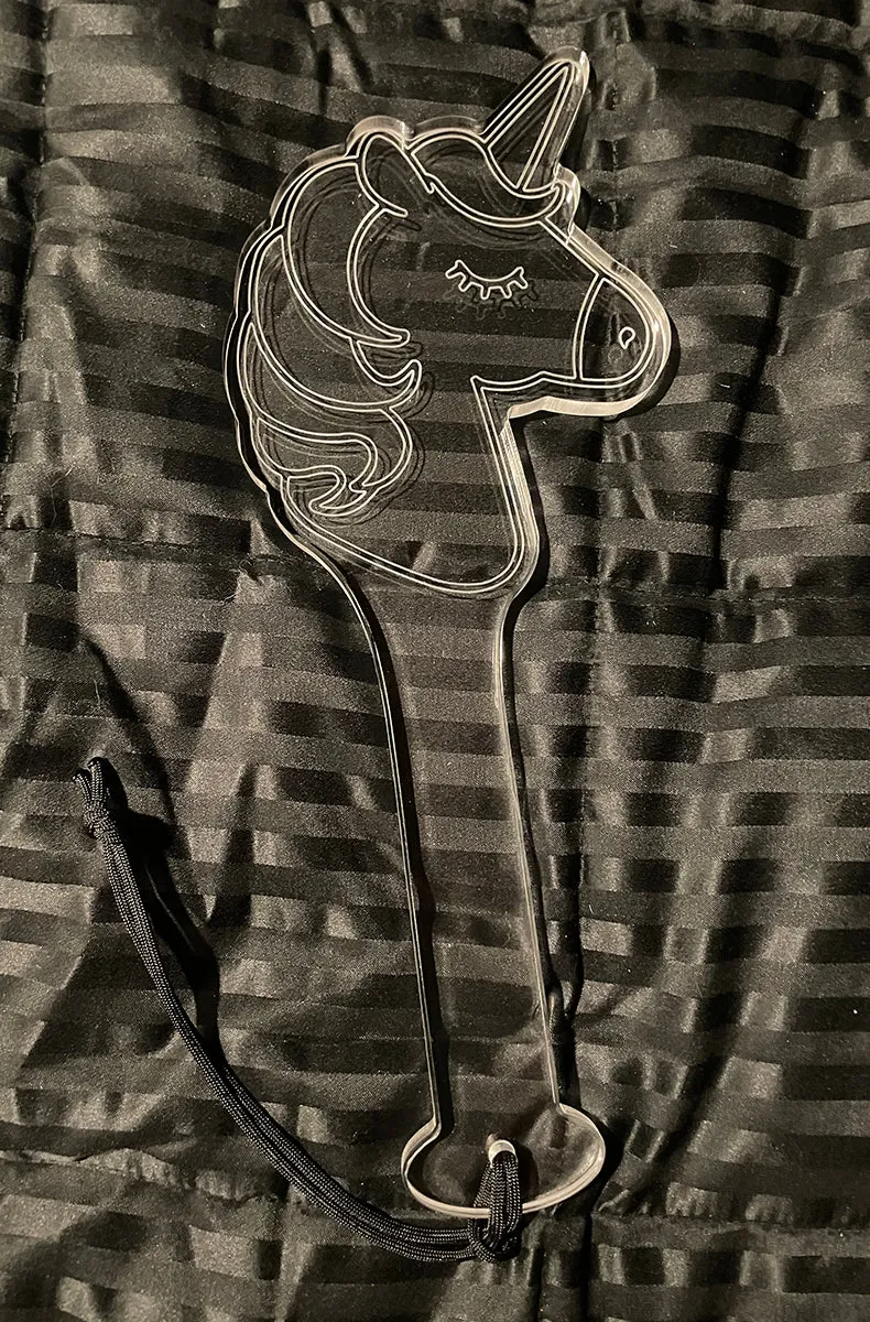 Acrylic Unicorn Paddle