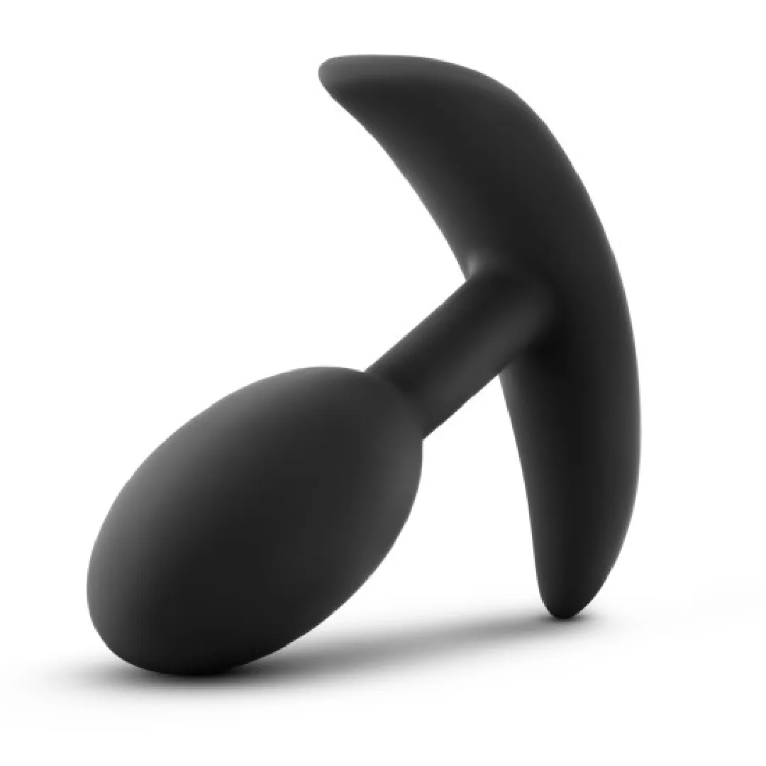 Anal Adventures Slim Vibra Weighted Plug - Small