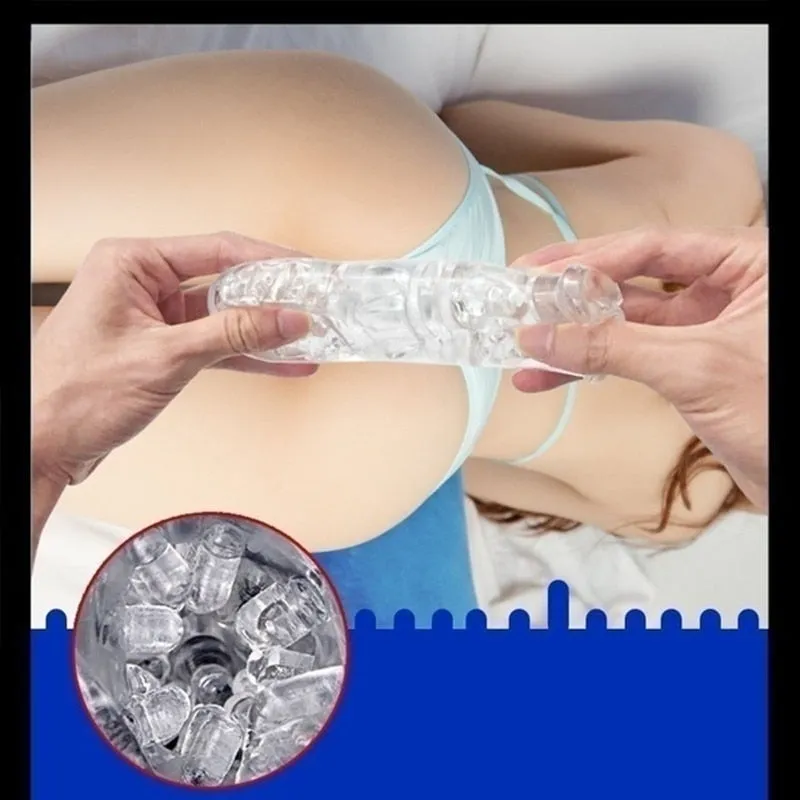 Automatic Telescopic Piston Double-end Rotate Oral Masturabation Cup