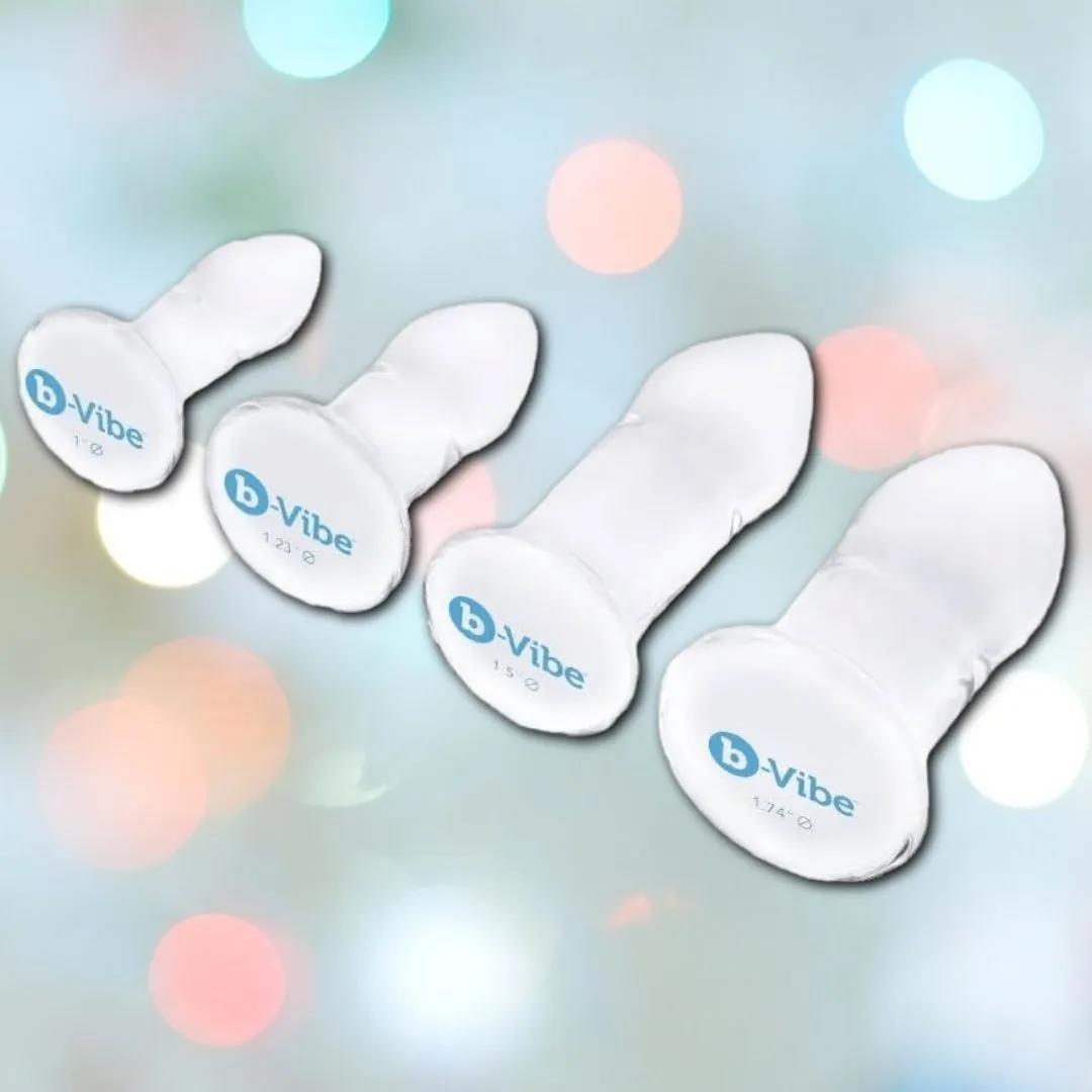 B-Vibe Glass Anal Dilators Set of 4