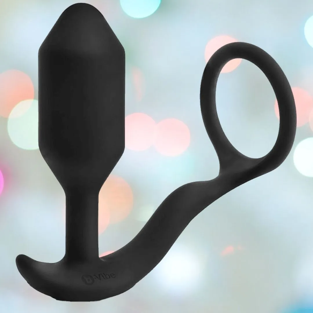 B-Vibe Vibrating Cock Ring - Snug & Tug (M)
