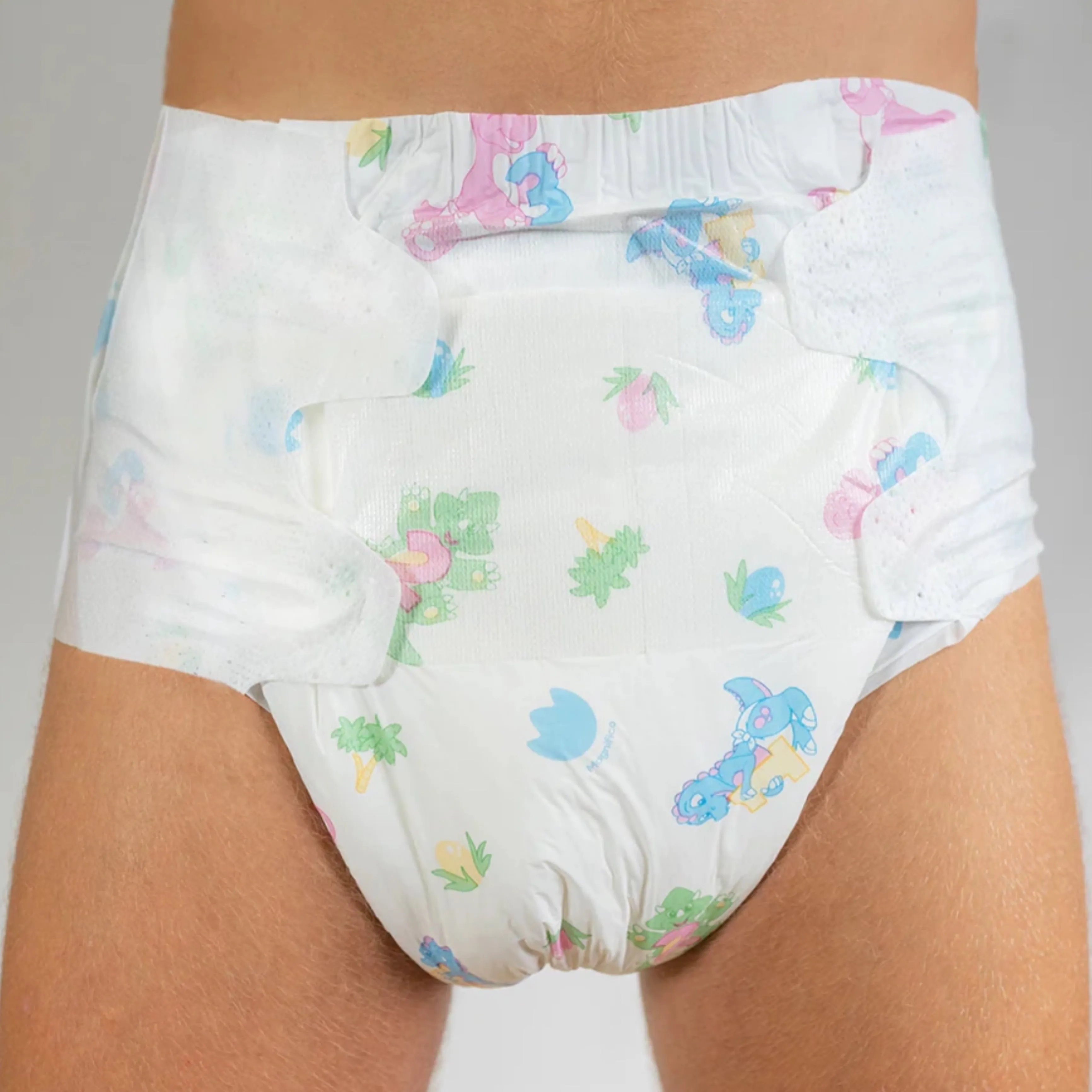 Bambino Magnifico All Over Print ABDL Adult Diaper Sample