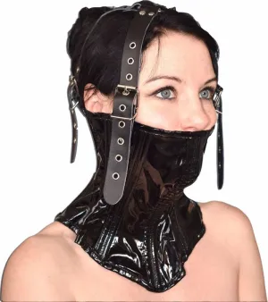 BDSM Mask Muzzle & Belt Set | PU leather | Fetish | Adjustable