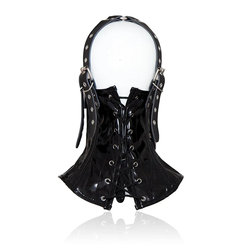 BDSM Mask Muzzle & Belt Set | PU leather | Fetish | Adjustable