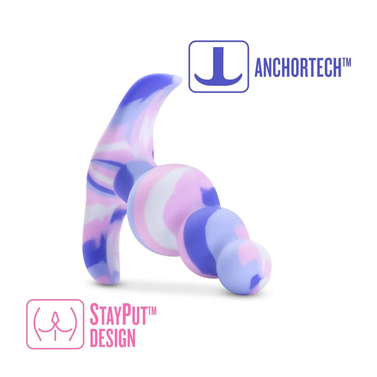 Blush Avant Artisan 3-Inch Tapered Butt Plug with Pleasure Curves