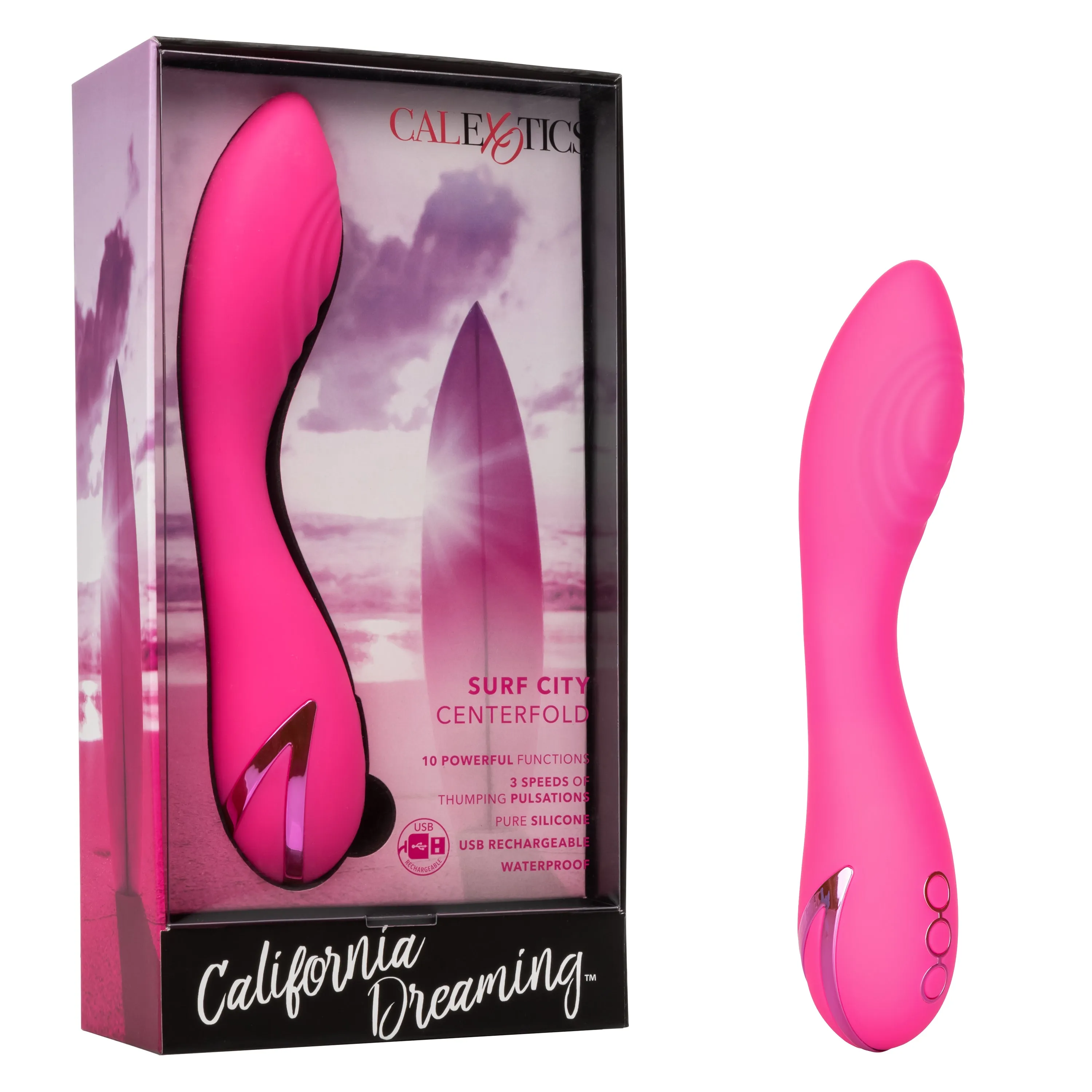 California Dreaming Surf City Centerfold G-Spot Thumping Vibrator