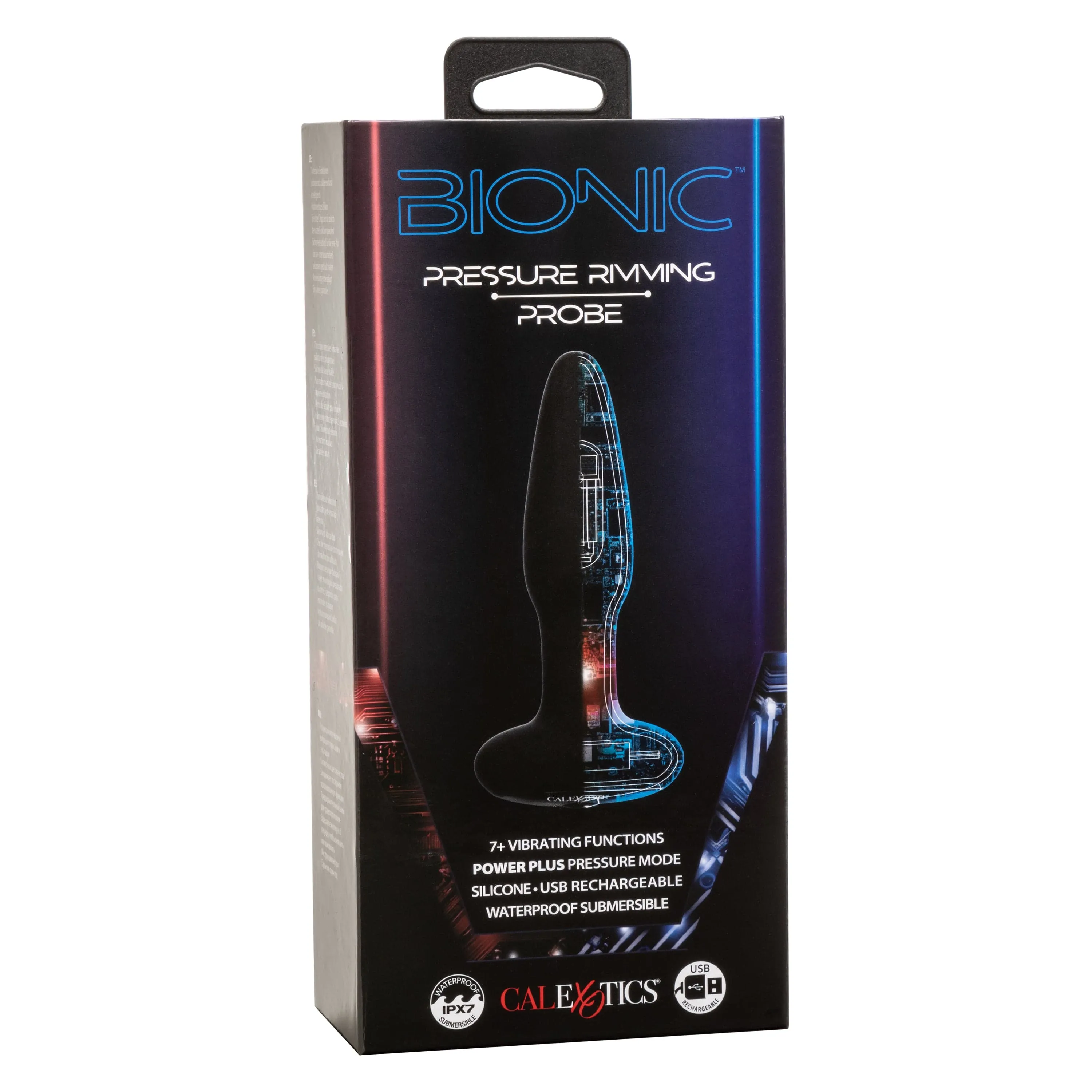 California Exotics - Bionic Pressure Rimming Probe Massager (Black)