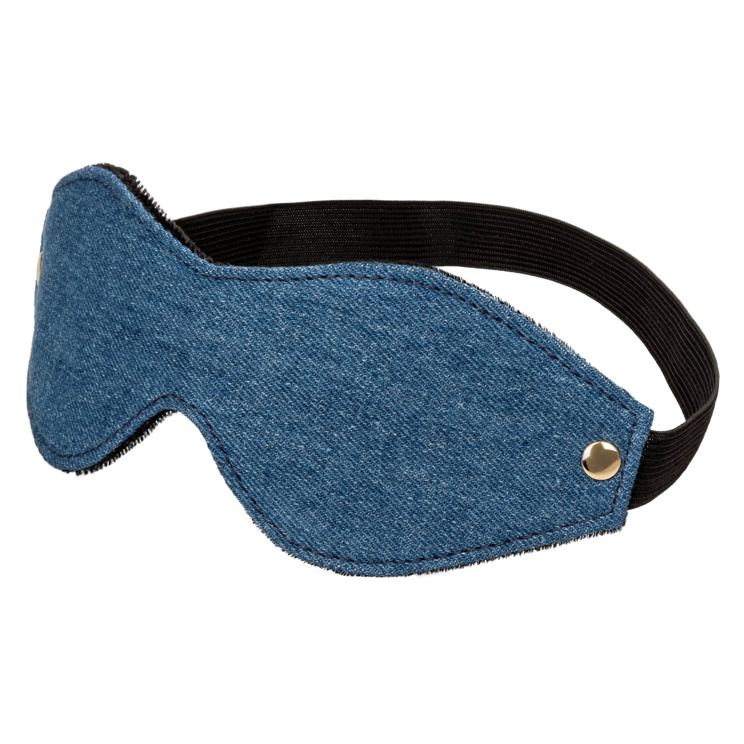 California Exotics - Ride 'em Premium Denim Collection Eye Mask (Blue)