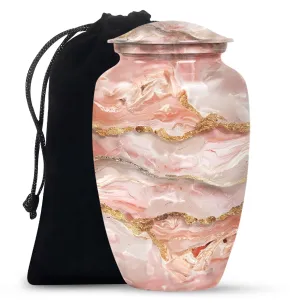 Colourful Swirl Medium-sized Memorial Urn for Revered Departure
