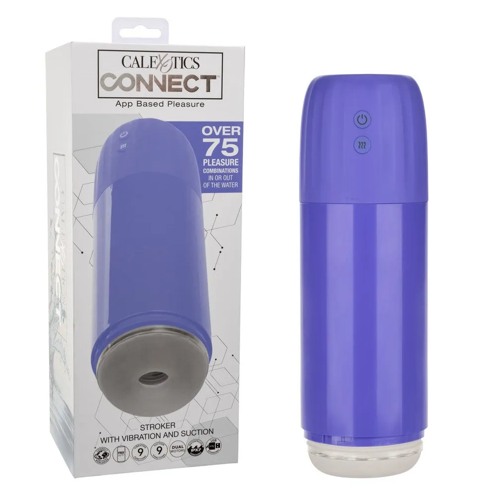 Connect Vibrating Stroker With Suction by Cal Exotics