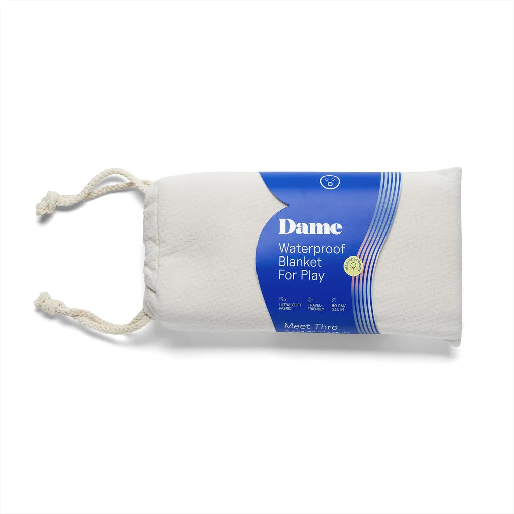 Dame Throw Waterproof Sex Blanket - Oat