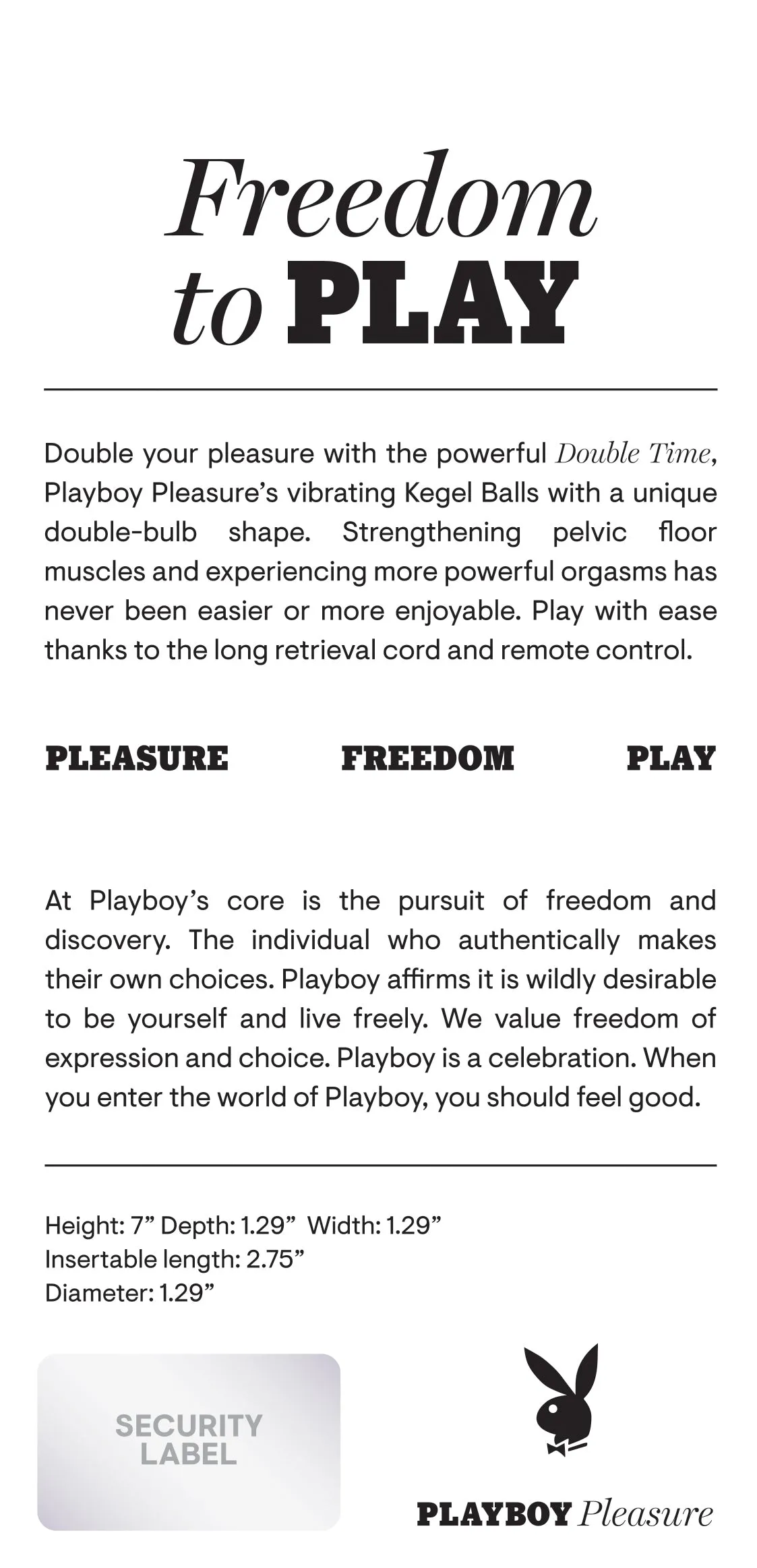 Double Time - Playboy Pleasure