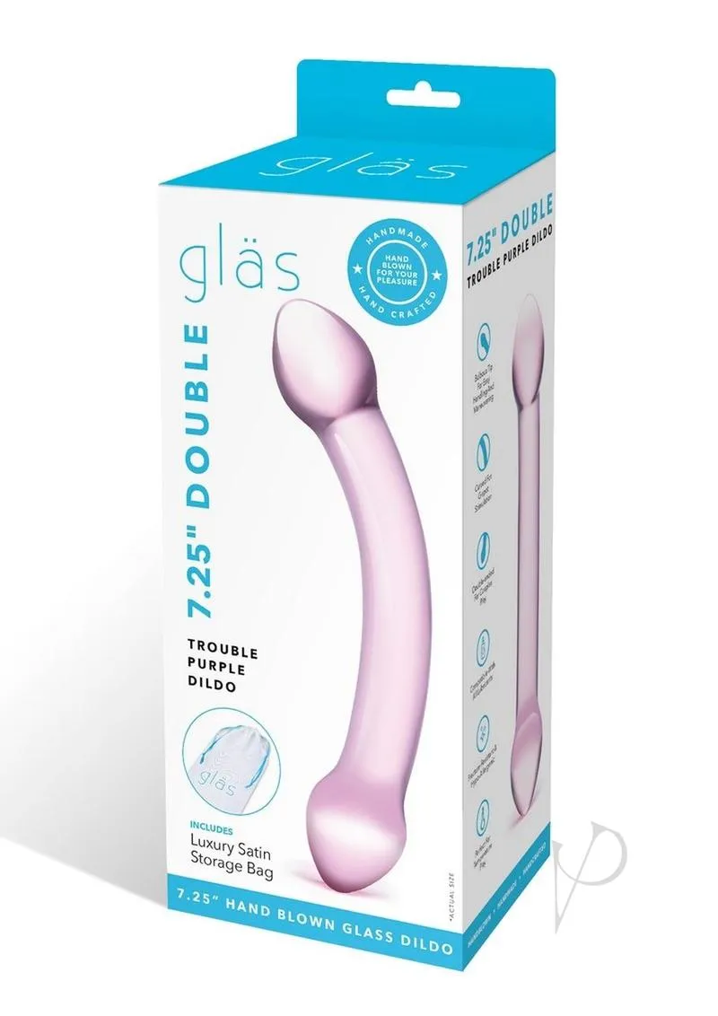 Double Trouble Purple Dildo