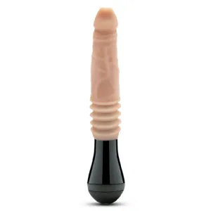 Dr. Knight Vibrating Thrusting Gyrating Realistic Silicone Dildo - Vanilla