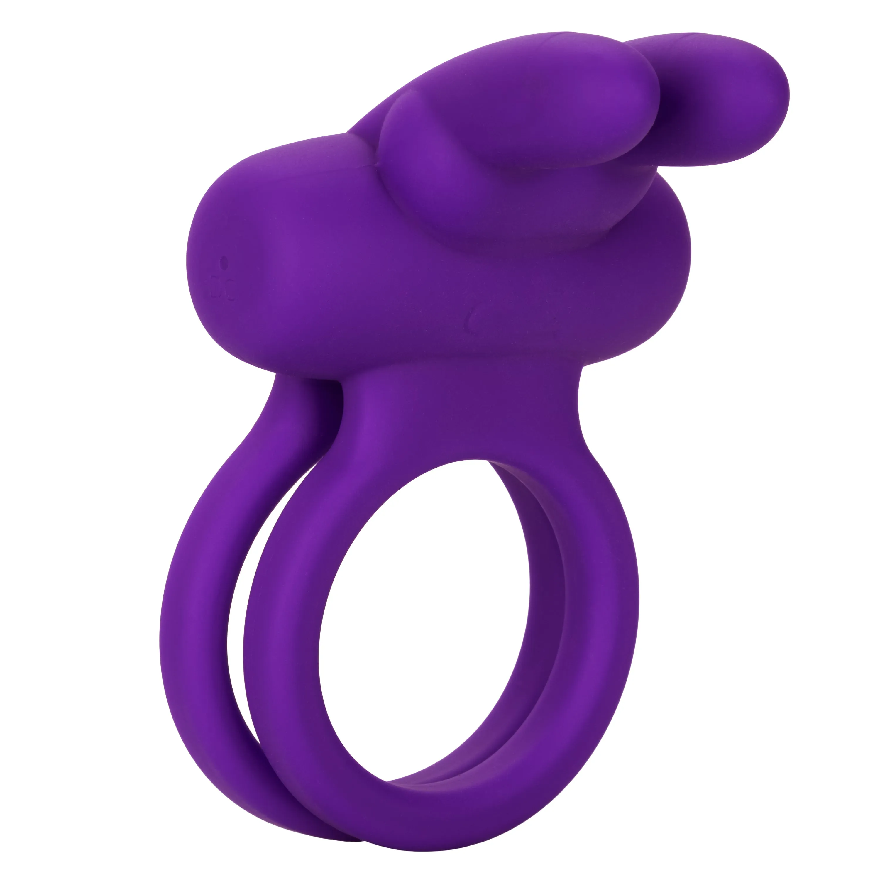 Dual Rockin Rabbit Silicone Vibrating Couples Cock Ring