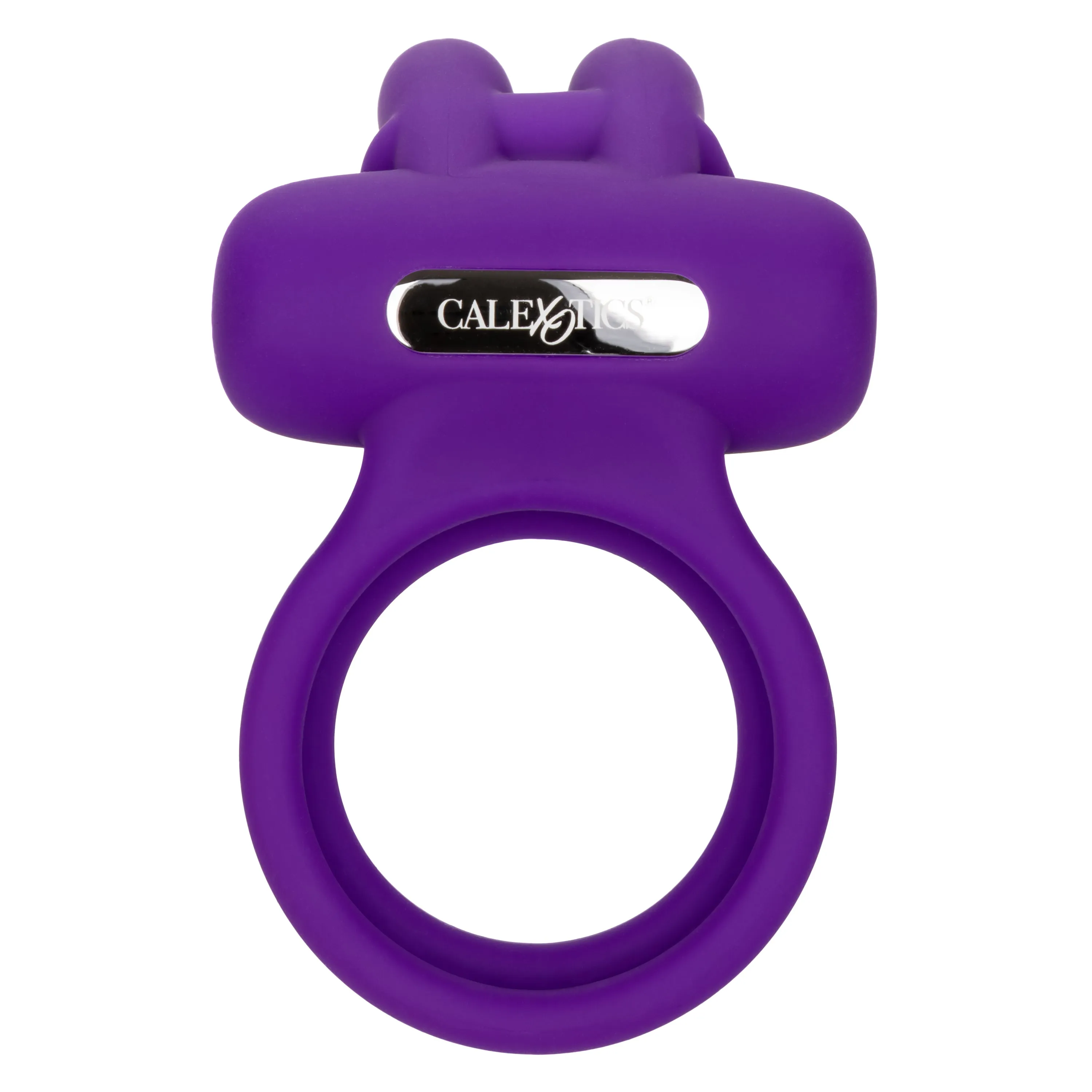 Dual Rockin Rabbit Silicone Vibrating Couples Cock Ring