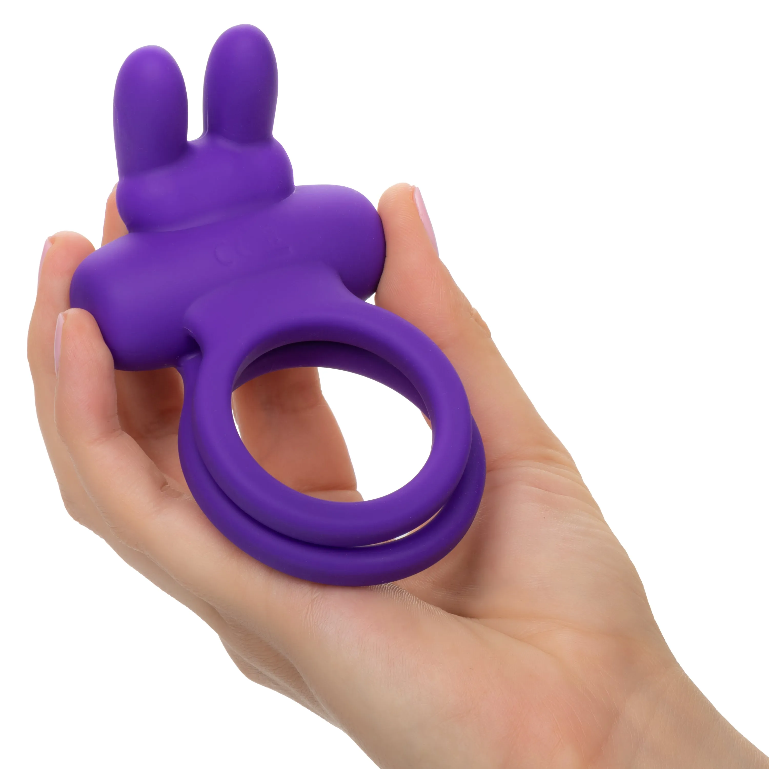 Dual Rockin Rabbit Silicone Vibrating Couples Cock Ring