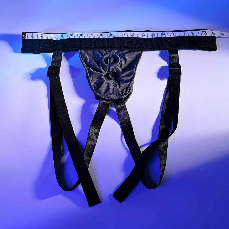 Evolved - Gender X Double Rider Strap On Harness (Black)