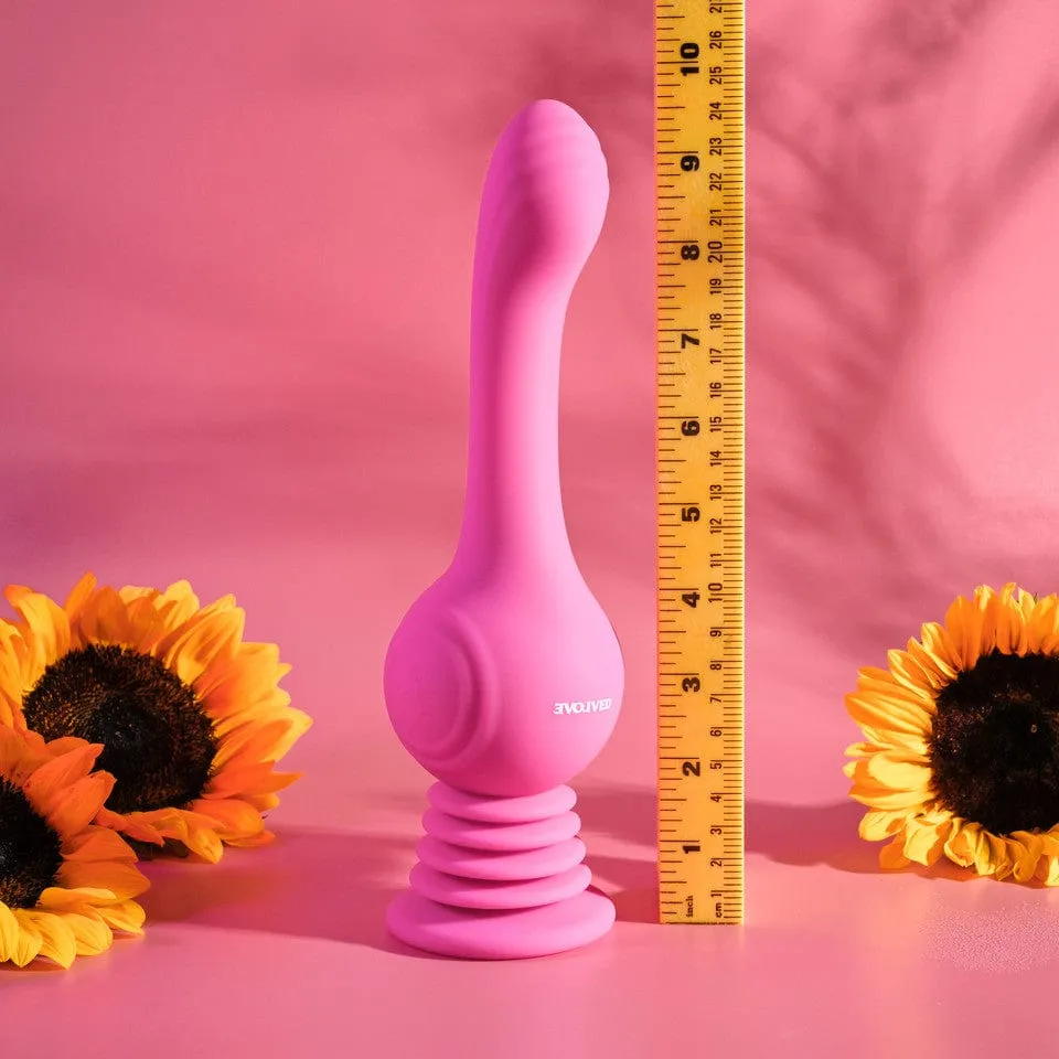 Evolved - Gyro Vibe G Spot Dildo (Pink)