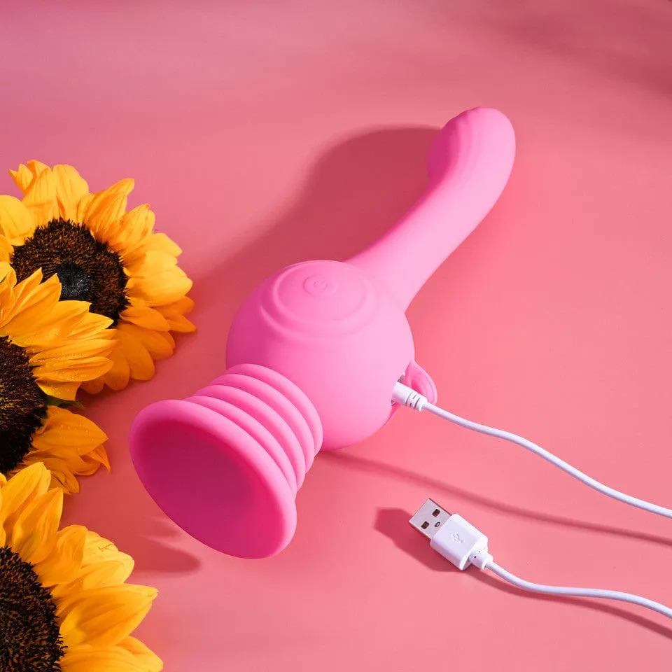 Evolved - Gyro Vibe G Spot Dildo (Pink)