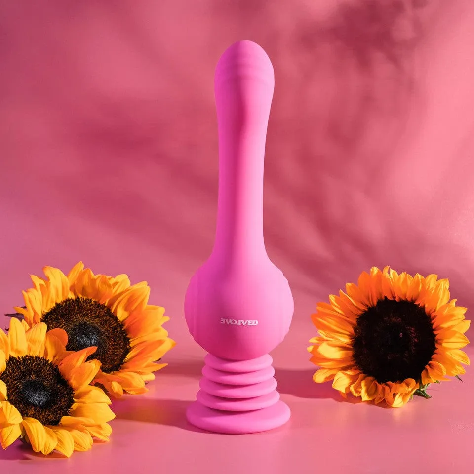 Evolved - Gyro Vibe G Spot Dildo (Pink)