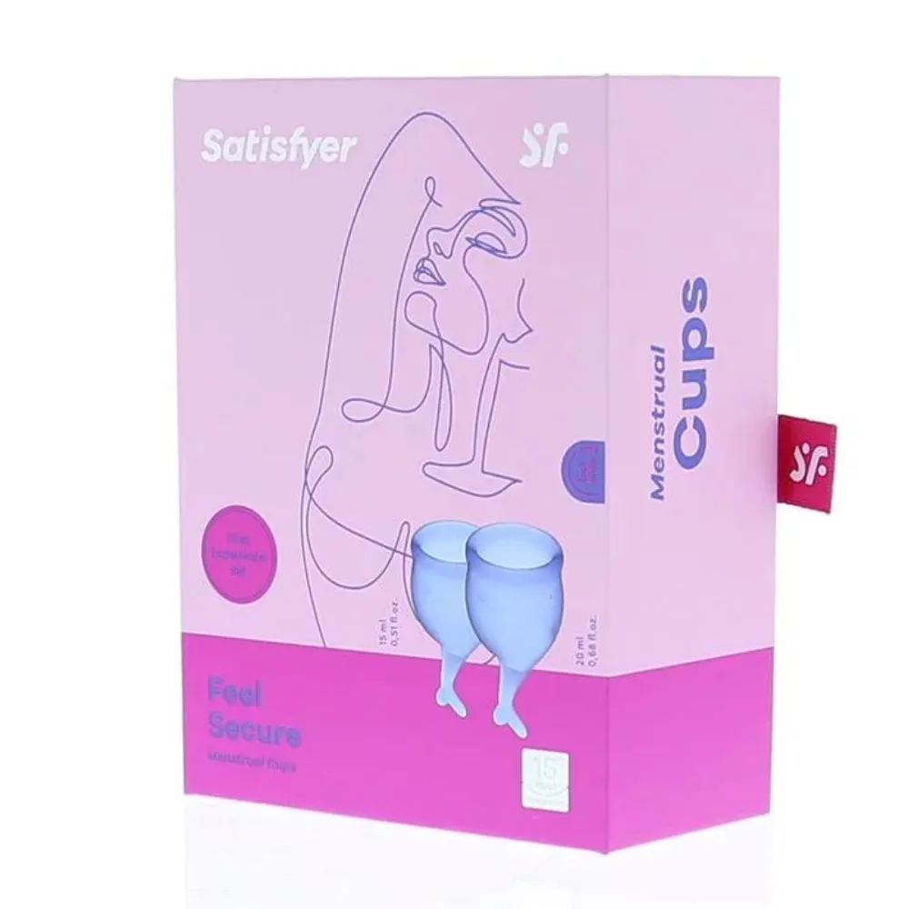 Feel Secure Menstrual Cup Blue