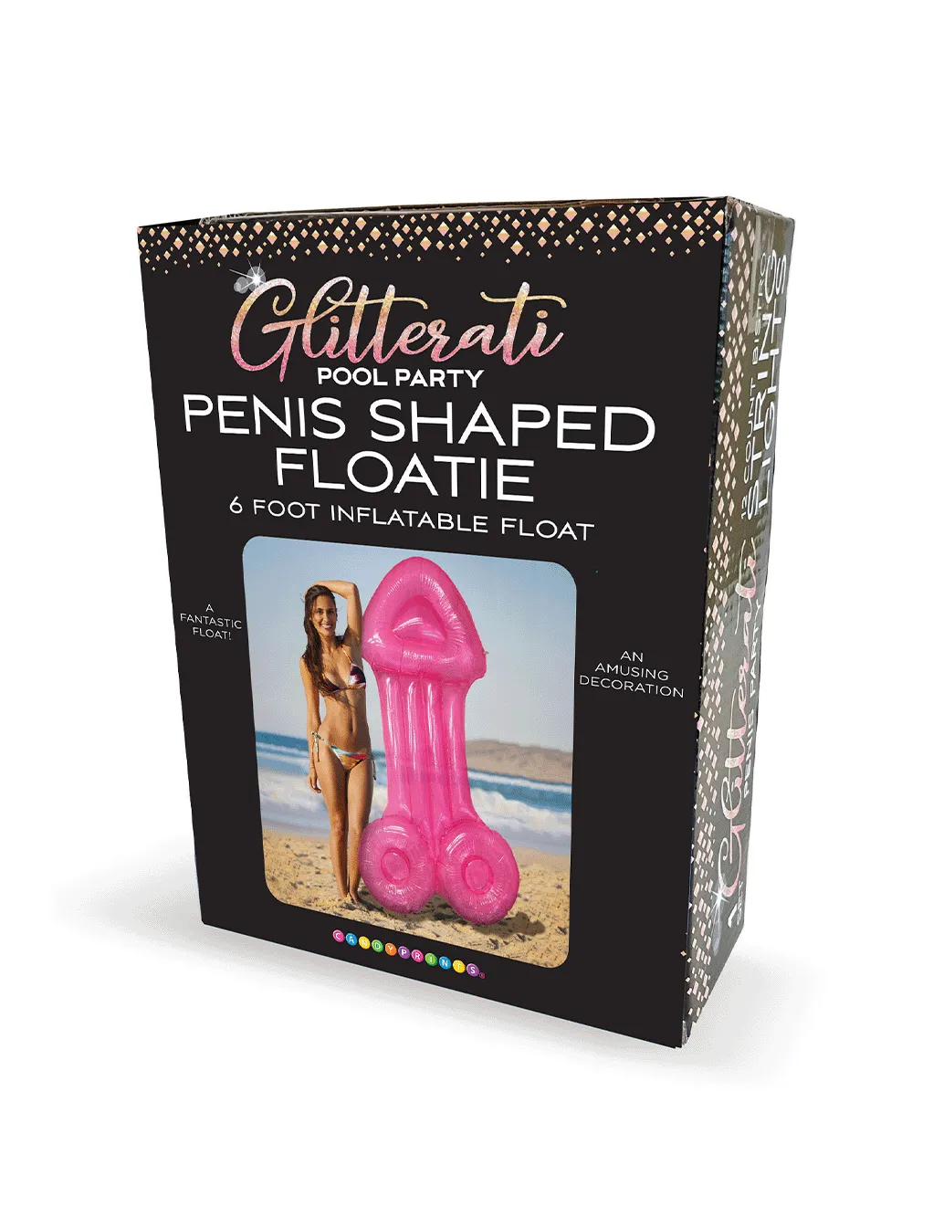 Glitterati Penis Shaped Pool Float