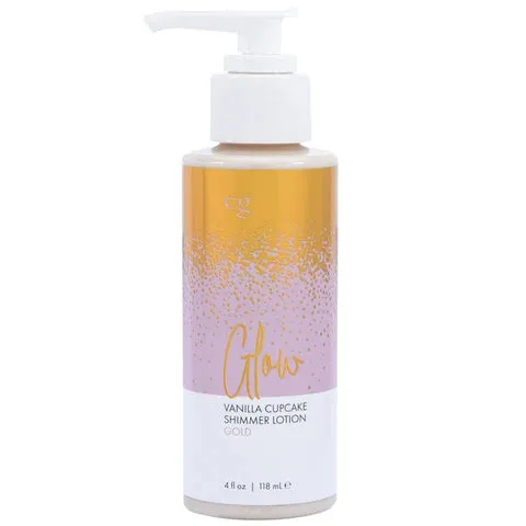 Glow Gold Shimmer Massage Lotion Vanilla Cupcake by CG