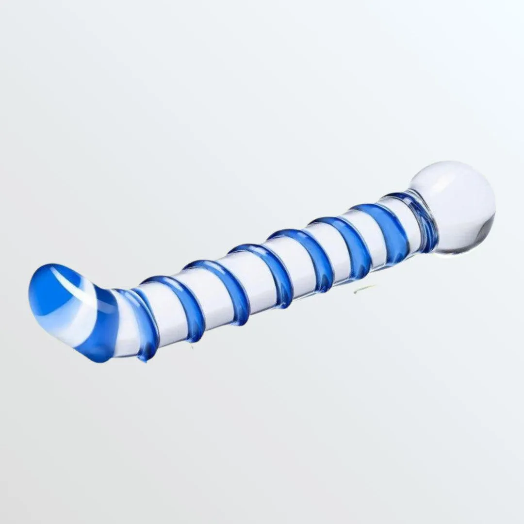 Gläs Mr. Swirly 6.5' G-Spot Dildo