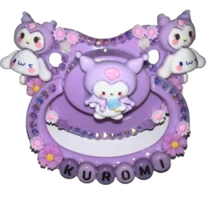 Goth Bunny Deluxe Custom Pacifier