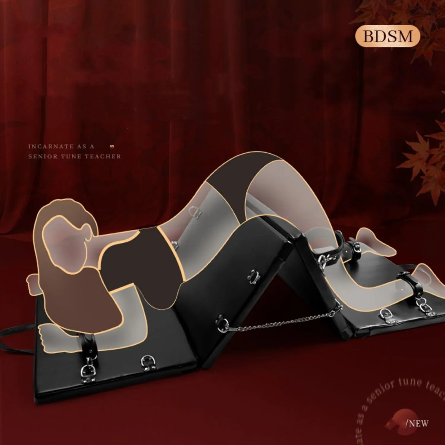 Heavy Duty Bondage Sex Furniture | Travel | PU leather | Handcuffs | Ankle Cuffs