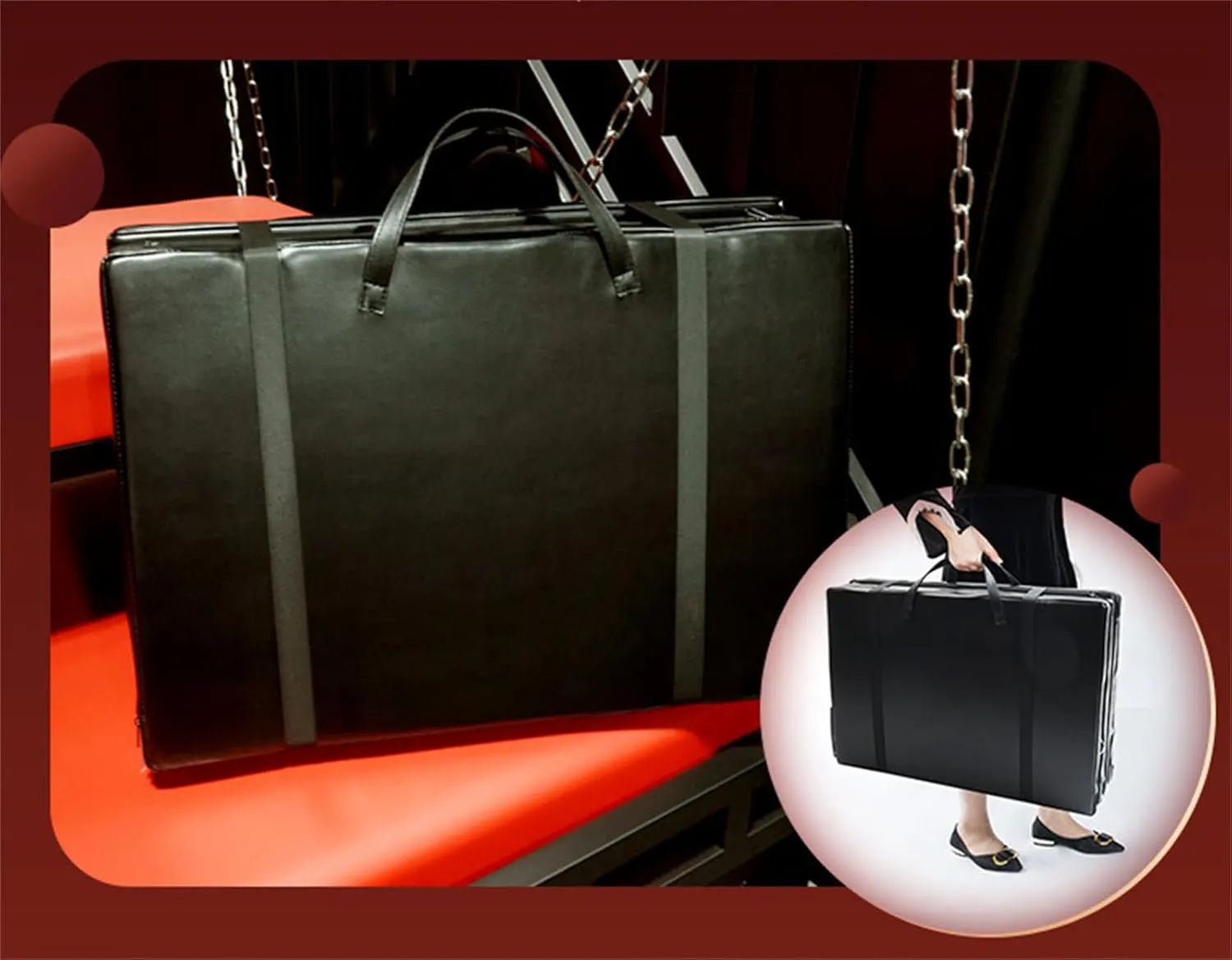 Heavy Duty Bondage Sex Furniture | Travel | PU leather | Handcuffs | Ankle Cuffs