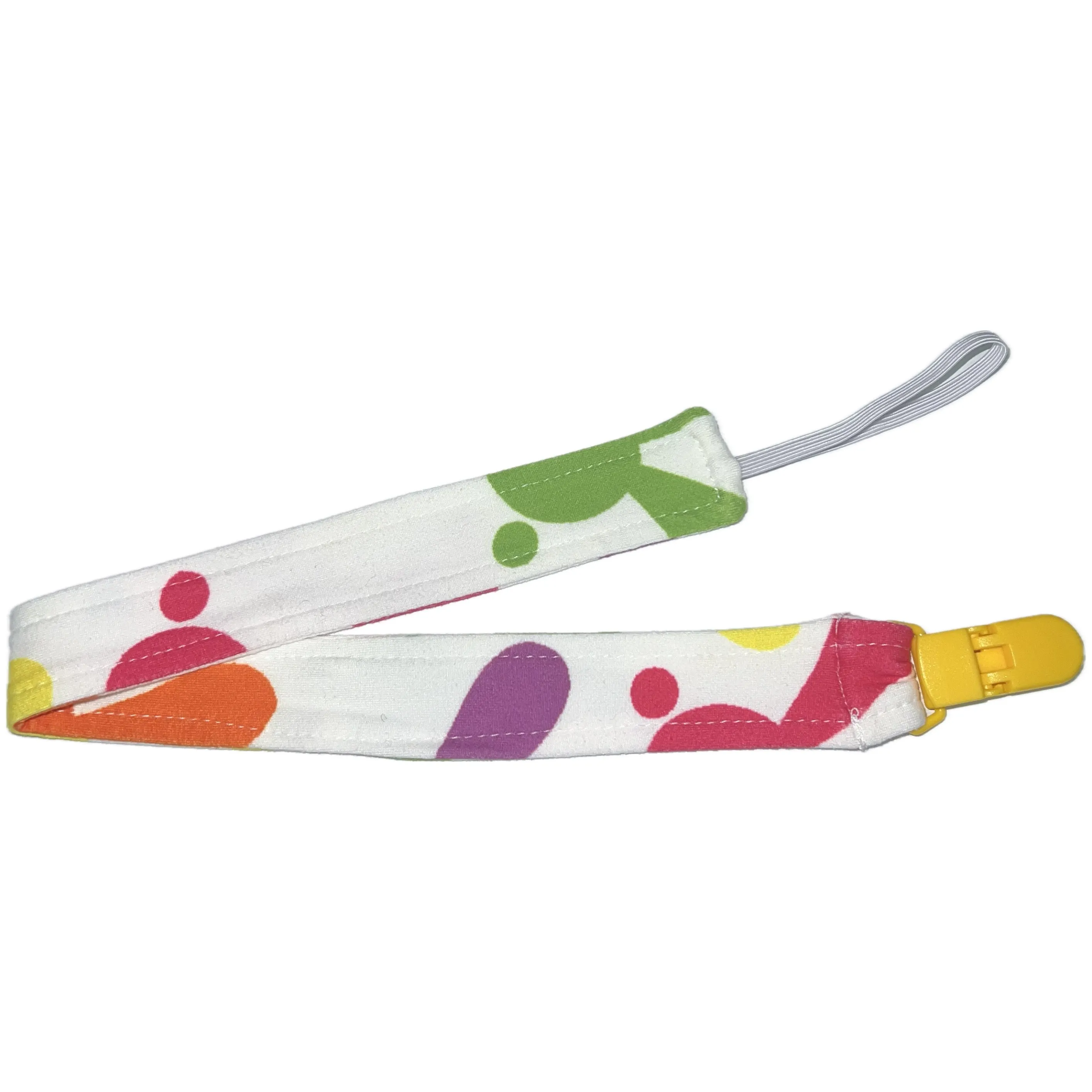 Hippity Hop Bunny Fabric Pacifier Clips