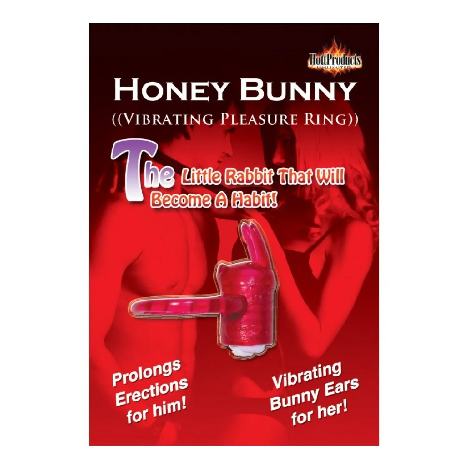 Horny Honey Vibro Ring Bunny