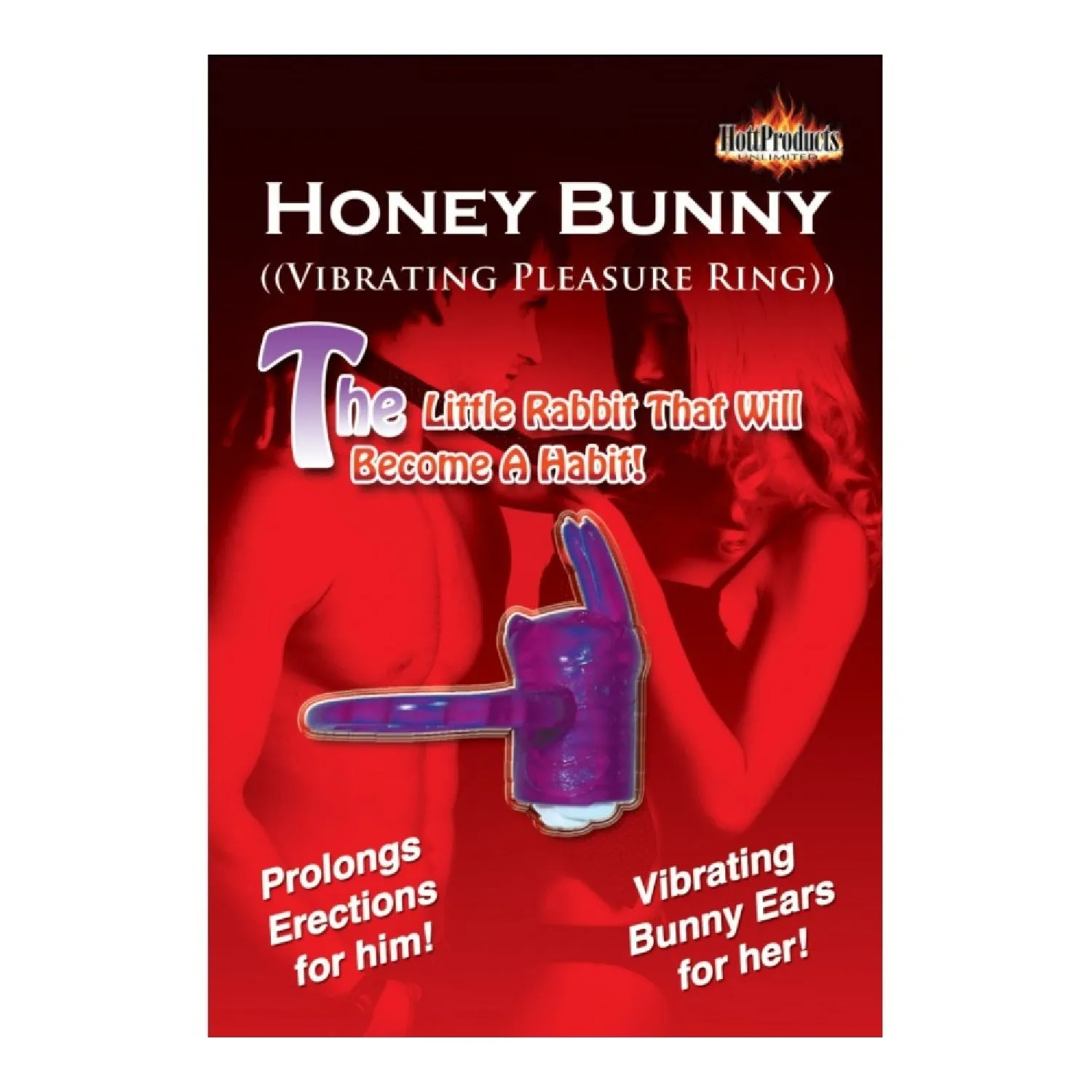 Horny Honey Vibro Ring Bunny