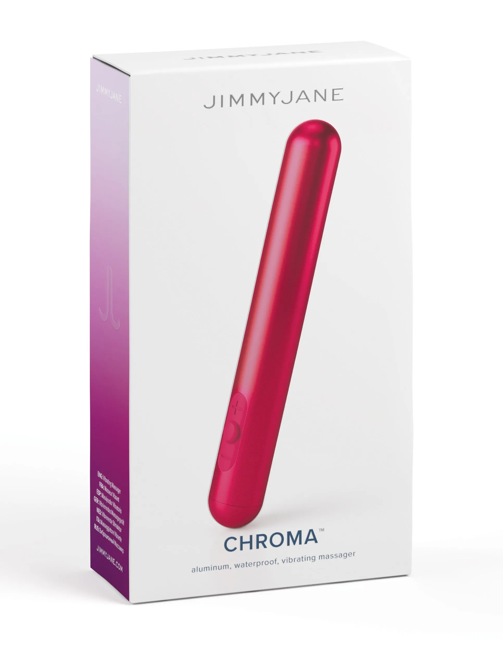 Jimmyjane Chroma Ultra Powerful Long Bullet Vibrator - Red