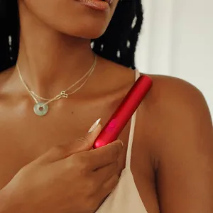 Jimmyjane Chroma Ultra Powerful Long Bullet Vibrator - Red