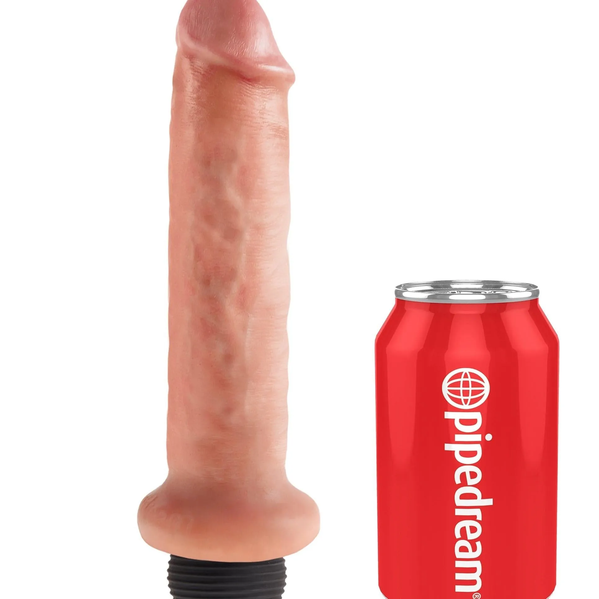 King Cock Squirting 7 Inch Dildo - Vanilla