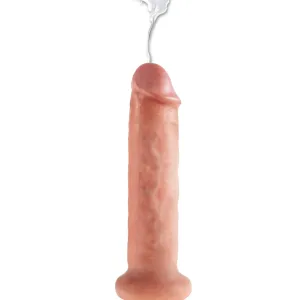 King Cock Squirting 7 Inch Dildo - Vanilla
