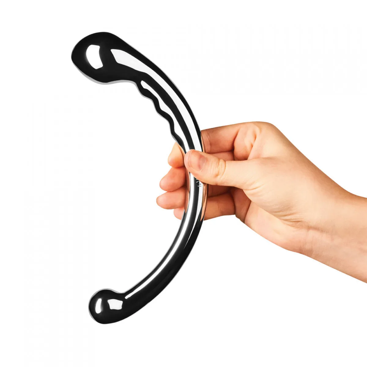 Le Wand Hoop Double Ended Stainless Steel Dildo