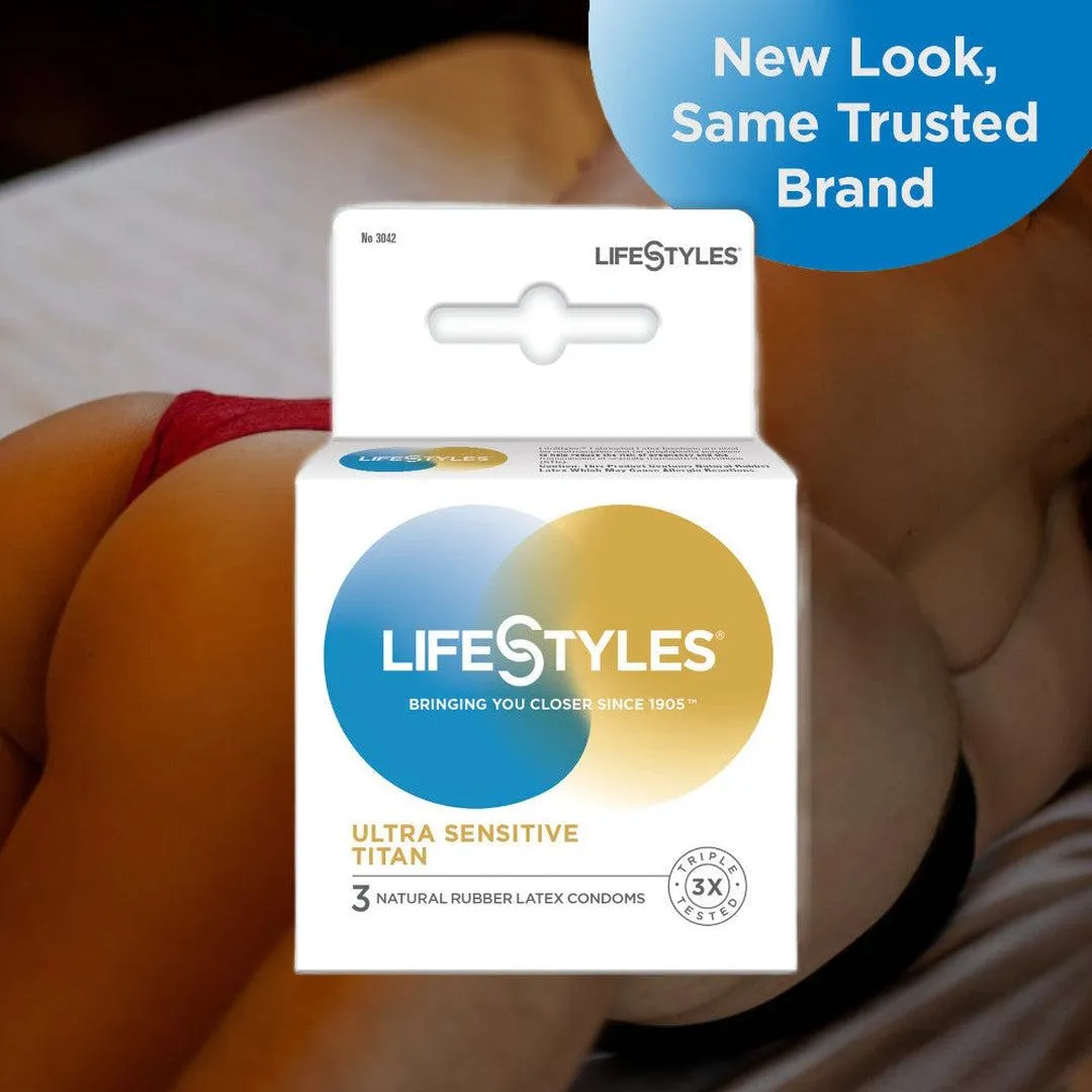 LifeStyles Ultra Sensitive Titan Condoms
