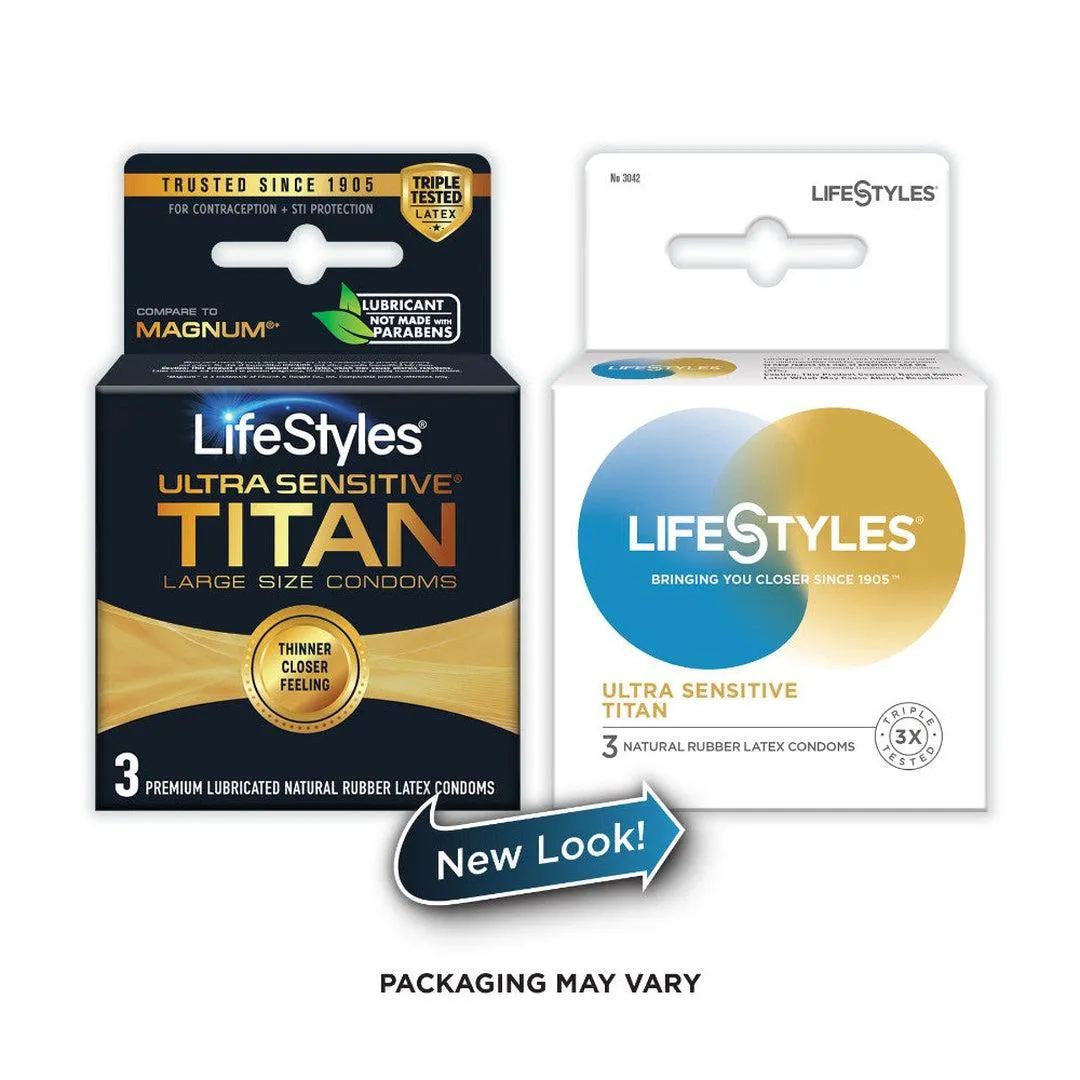 LifeStyles Ultra Sensitive Titan Condoms
