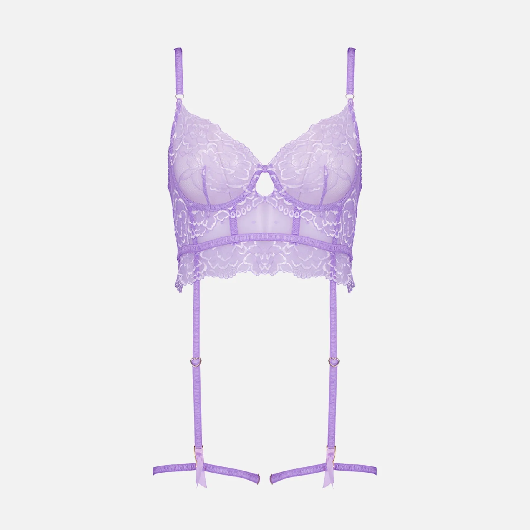 Lights On Bustier   Suspenders