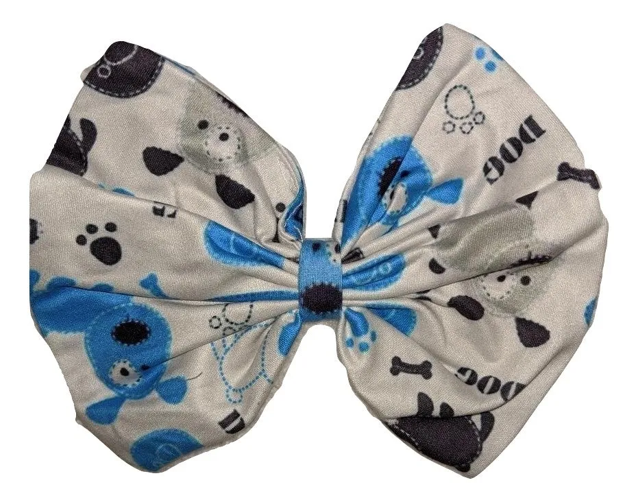 Lil Pup Fabric Hair Bow ^