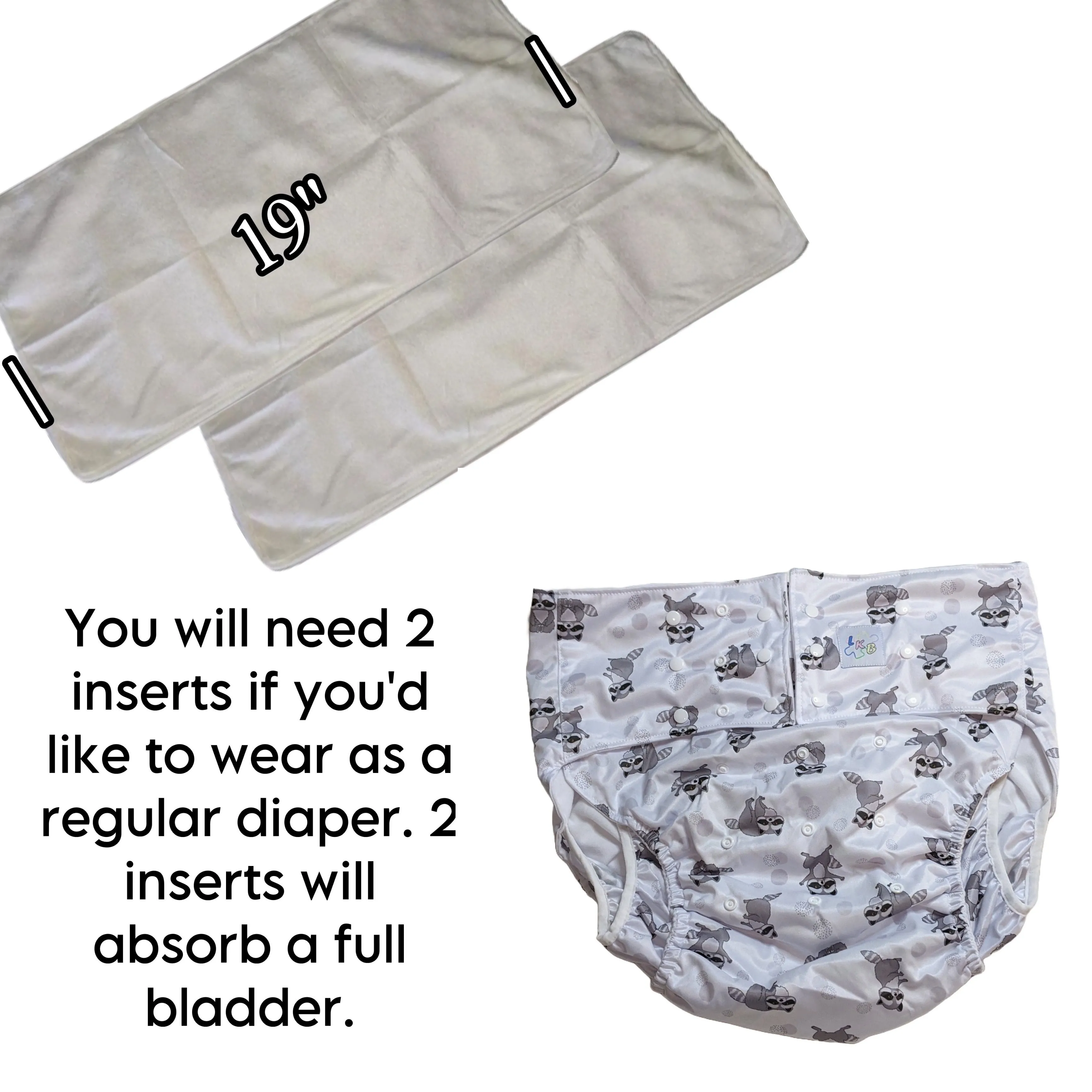 Lil Trash Panda Pocket Diaper